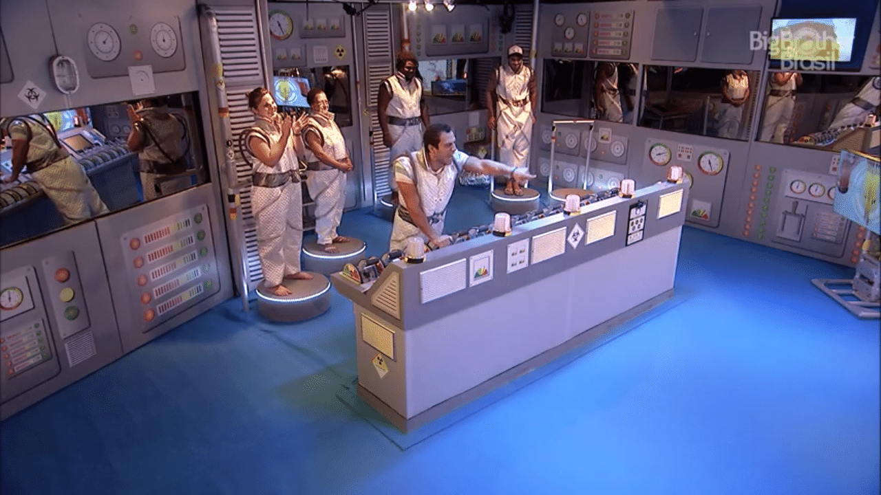 12.mar.2016 - Pela terceira vez, Matheus vence prova do anjo no "BBB16" - Reprodução/TV Globo