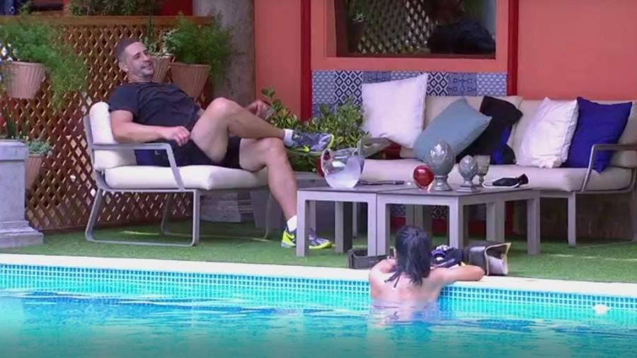 Daniel e Marinalva confabulam sobre próximo paredão - Reprodução/TVGlobo