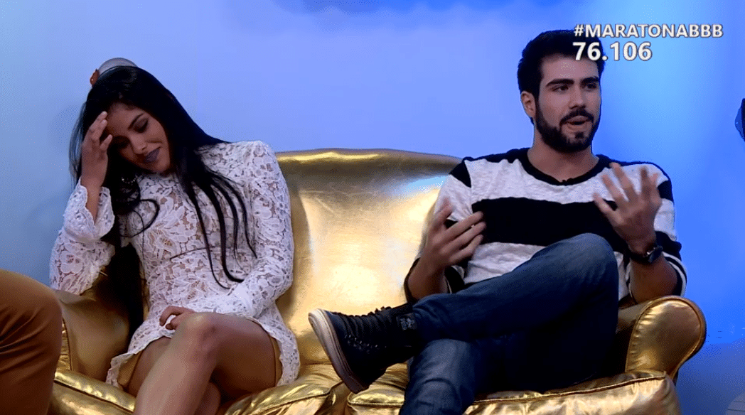 6.abr.2016 - Laham e Munik não descartam romance fora do "BBB16", mas Pequi afirma: "O Juliano eu ainda não conheço" - Reprodução/TV Globo