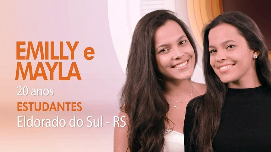 as gêmeas emilly e mayla do bbb17 - Divulgação/TV Globo