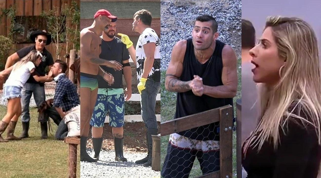 As brigas de "A Fazenda 9" - Montagem/R7