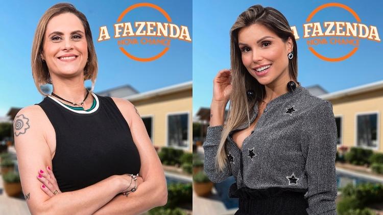 Aritana e Flávia formam a sétima roça de "A Fazenda 9" - Montagem/Antonio Chahestian/Record TV - Montagem/Antonio Chahestian/Record TV
