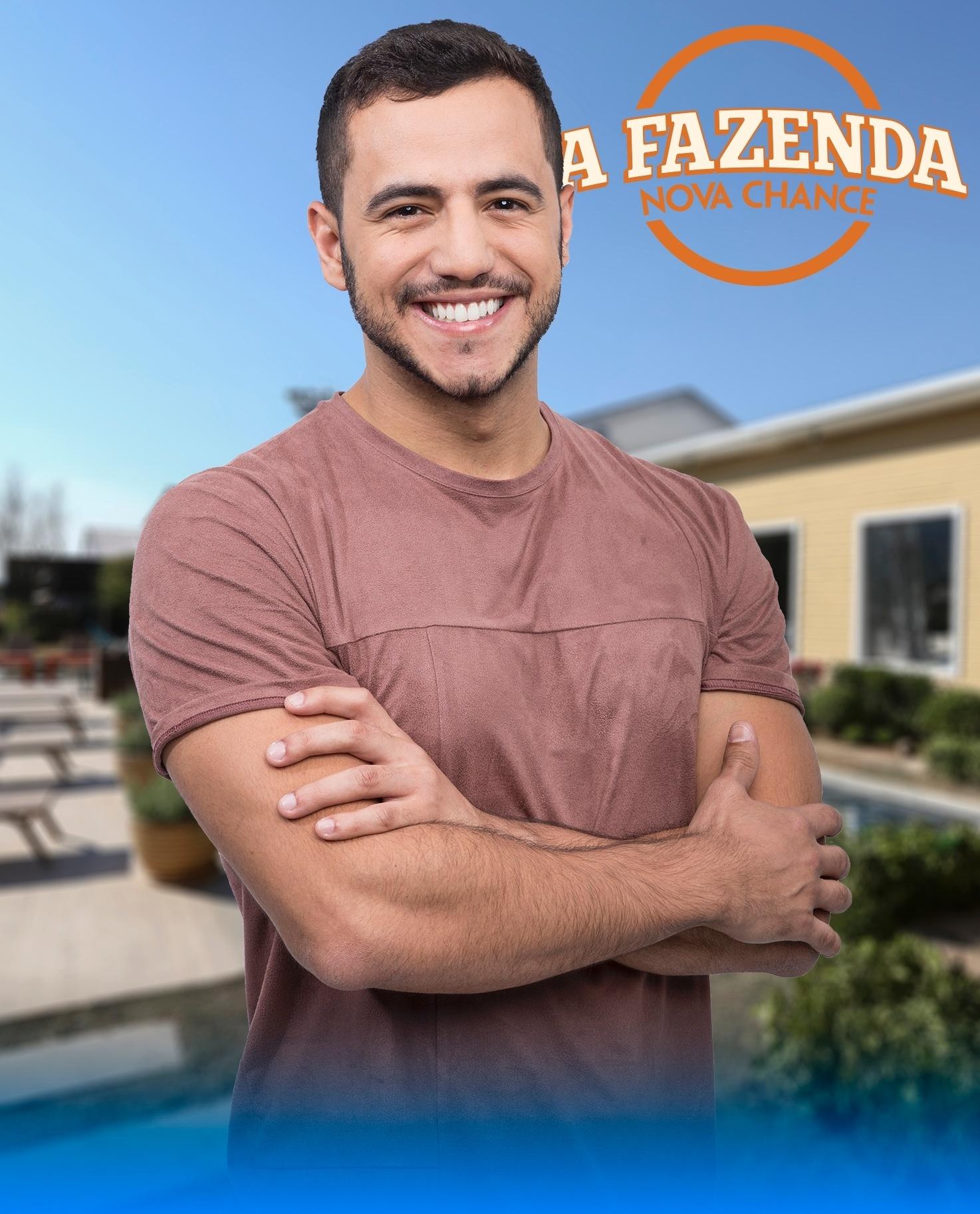 Matheus Lisboa, participante de "A Fazenda 9" - Antonio Chahestian/Record TV