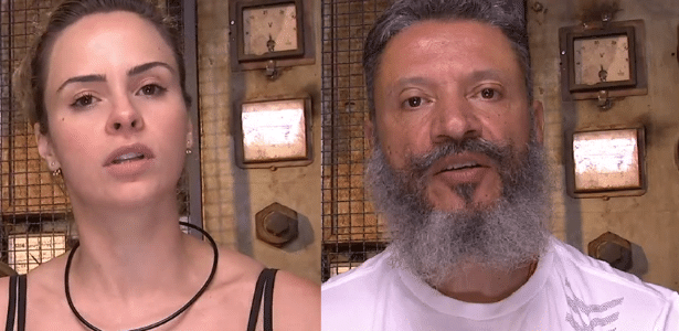 31.jan.2016 - Ana Paula e Laércio se enfrentam no segundo paredão do "BBB16" - Reprodução/TV Globo - Reprodução/TV Globo