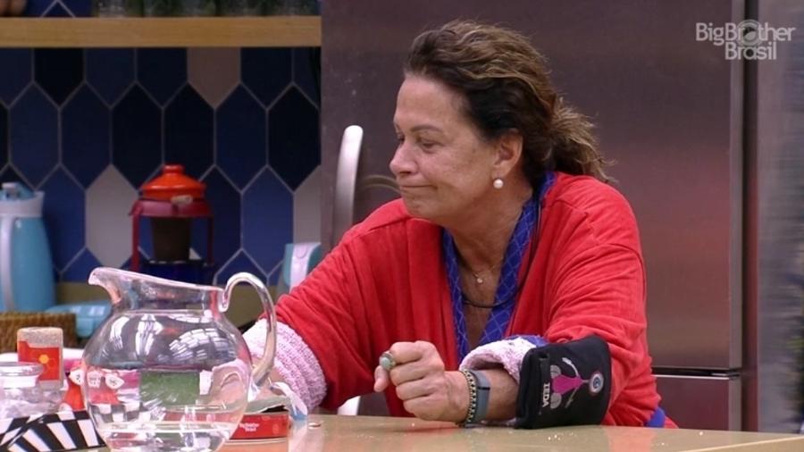 Ieda se queixa de Marinalva ter sido eliminada da prova do líder - Reprodução/TVGlobo