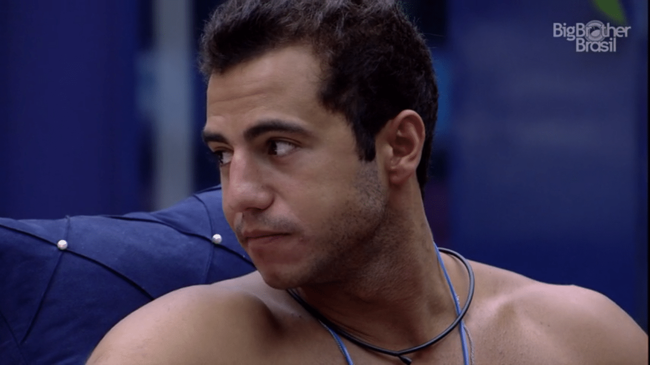 12.mar.2016 - Matheus diz que não se colocaria no paredão para salvar Maria Claudia no "BBB16" - Reprodução/TV Globo