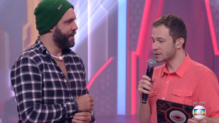 Caruso e Leifert - Reprodução/TvGlobo - Reprodução/TvGlobo