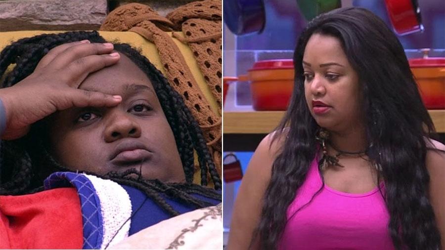 08.fev.2017 - Roberta e Elis, participantes do "BBB17" - Montagem/Reprodução/Tv Globo