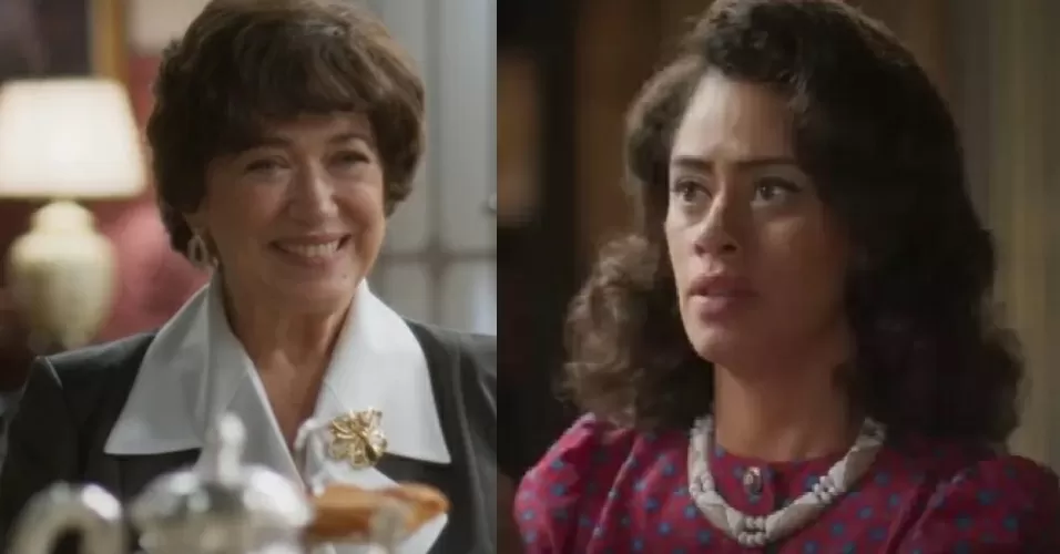 Maristela e Marlene em fotomontagem
