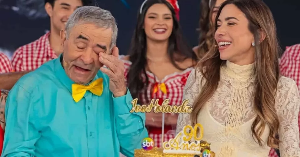 Ivo Holanda recebe homenagem no Programa Silvio Santos no aniversário de 90 anos
