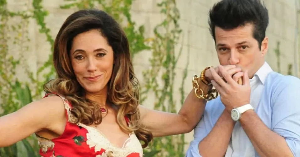Tereza Cristina (Christiane Torloni) e Crô (Marcelo Serrado) em Fina Estampa