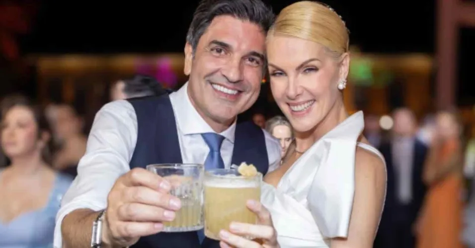 Edu Guedes e Ana Hickmann em foto