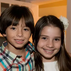 Gabriel Palhares e Milena Melo em Sete Vidas