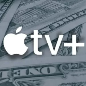 Apple TV+ com dólares ao fundo