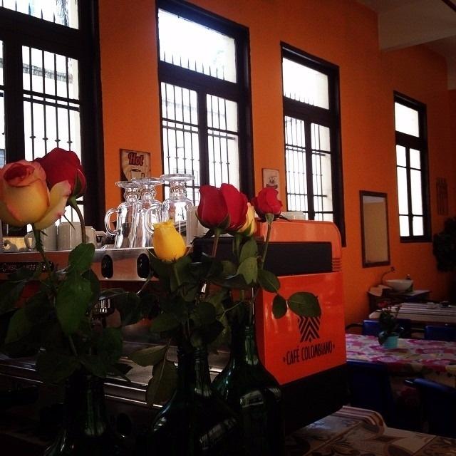 Detalhe do Café Colombiano, que funciona dentro da Oficina Cultural Oswald de Andrade - Divulgação