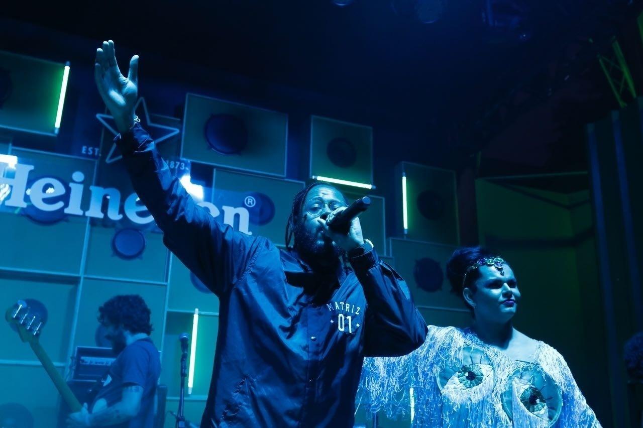 Rapper Emicida no Heineken Block - Simon Plestenjak/ UOL