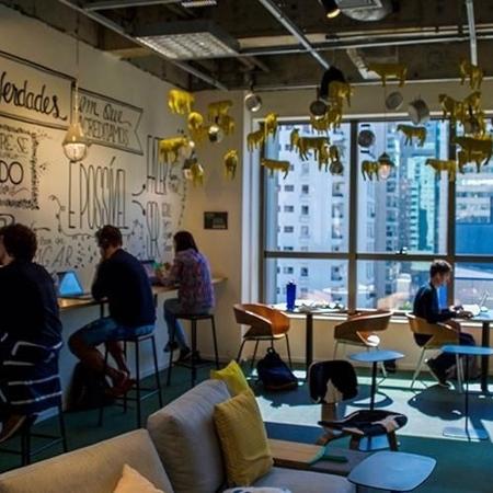 Espaço de coworking oferecido pelo Google em São Paulo - Divulgação
