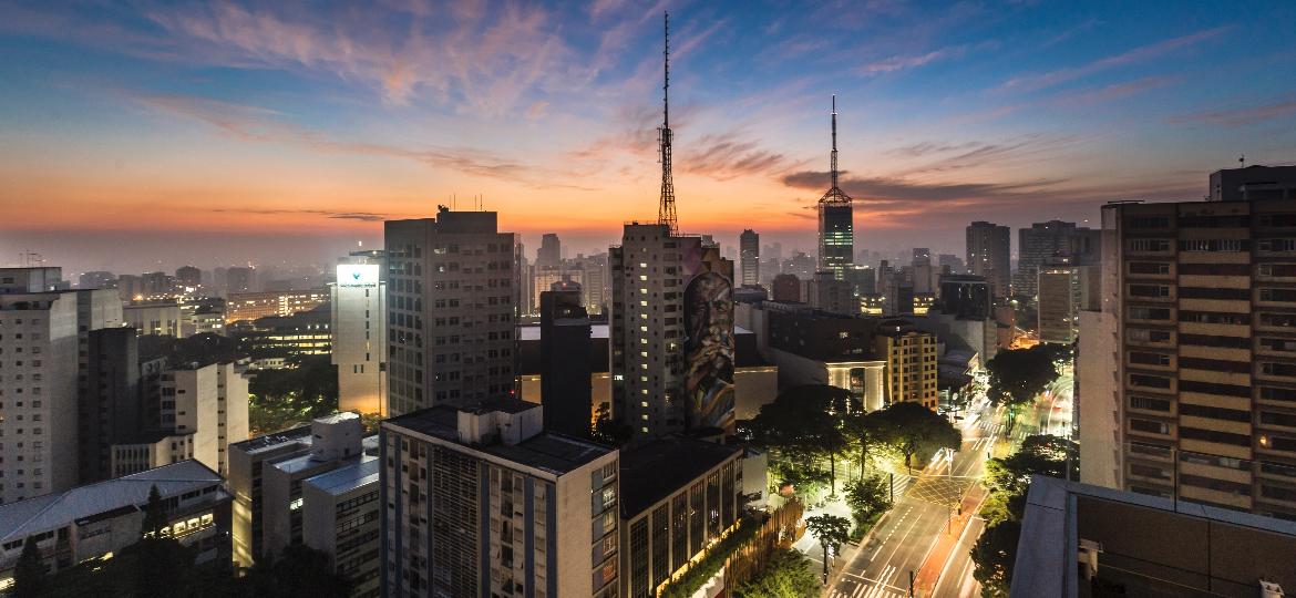 Vista do Mirante do Sesc da Avenida Paulista - Divulgação