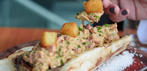 Steak tartar de tutano, do Tanit - Lucas Terribili / Divulgação - Lucas Terribili / Divulgação