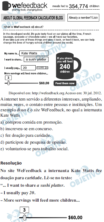 UOL Vestibular Correção