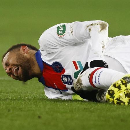 Neymar durante jogo do PSG contra o Caen pela Copa da França - Stephane Mahe/Reuters