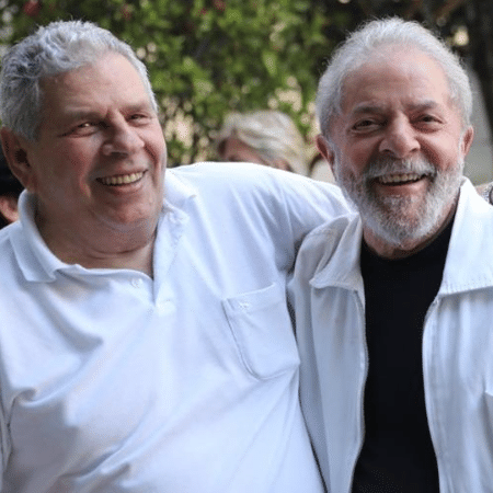 Lula e seu irmão Vavá - Divulgação/Twitter Lula