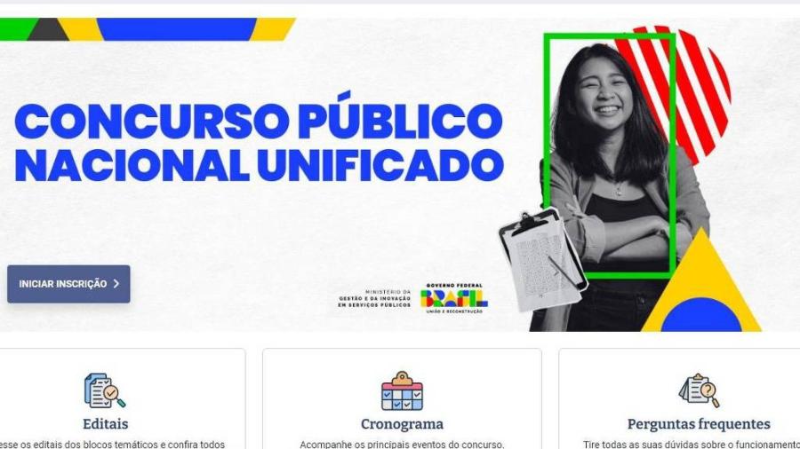 Concurso Nacional Unificado: notas de corte e primeiros resultados foram divulgados nesta terça, 8 de outubro - Reprodução