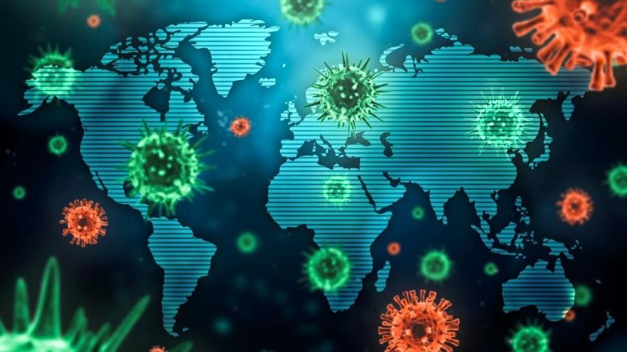 Coronavírus no mundo, planeta, vírus, covid, covid-19, endemia, doença endêmica - iStock