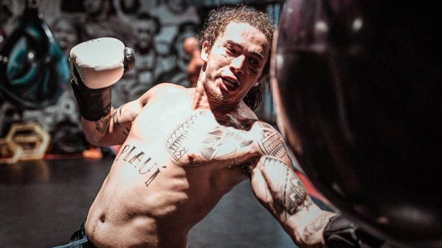 O humorista Whindersson Nunes em treino de boxe - Instagram/whinderssonnunes