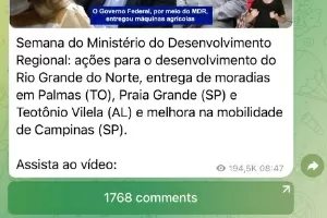 bolsonaro - Divulgação/Telegram - Divulgação/Telegram