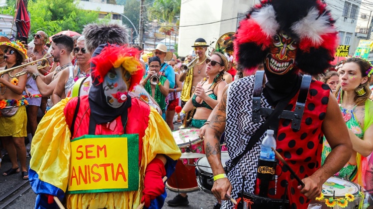 Público no Bloco Céu da Terra no RJ