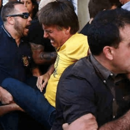 Bolsonaro foi atingido facada durante a campanha eleitoral - Fábio Motta - 6.set.2018/Estadão Conteúdo