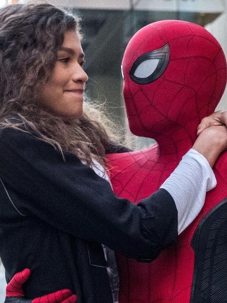 Zendaya e Tom Holland em "Homem-Aranha" - Divulgação/Sony Pictures