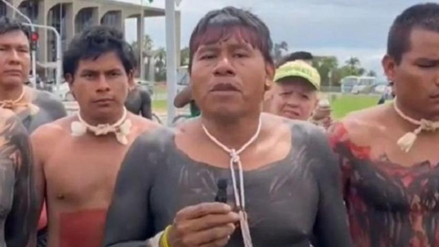 O pastor evangélico e líder indígena José Acácio Serere Xavante foi preso no início desta semana - Reprodução/UOL     
