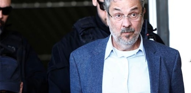 O ex-ministro Antonio Palocci, preso na carceragem da PF desde setembro de 2016