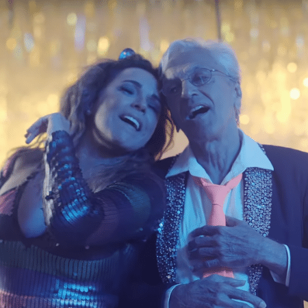 Daniela Mercury e Caetano Veloso em clima de "Proibido o Carnaval" - Reprodução