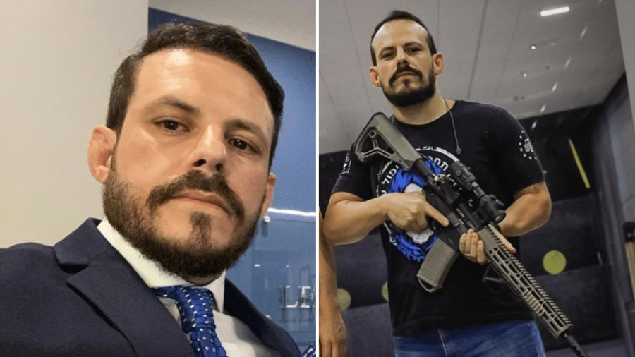O advogado Leandro Mathias, de 40 anos, conhecido pelo conteúdo pró-armas no TikTok, foi definido por amigos como profissional "combativo"  - Reprodução/Redes sociais