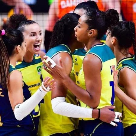 Seleção brasileira feminina está invicta na Liga das Nações de vôlei