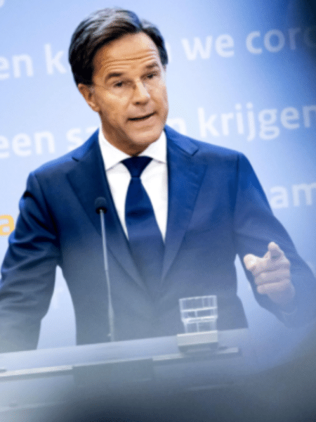 O primeiro-ministro da Holanda, Mark Rutte, anunciou medidas para contenção da covid-19 - Remko de Waal ? 18.set.2020/AFP