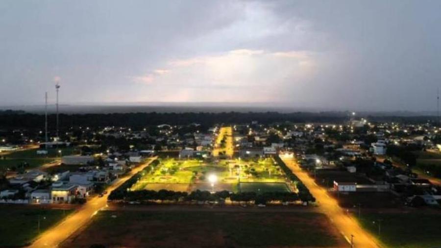 Vista aérea da Boa Esperança do Norte (MT), que teve a sua emancipação validada pelo STF em 2023 - Prefeitura de Sorriso (MT) / Divulgação