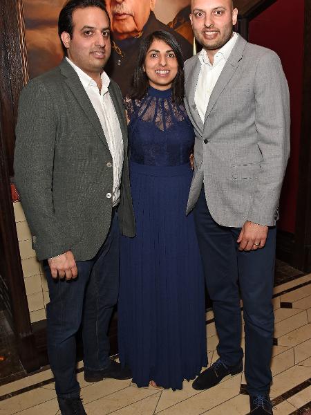 Karem Seth, Sunaina Sethi e Jyotin Sethi, do JKS Restaurants - Getty Images 