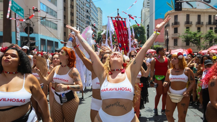 As 'Maravilhosas' dominam o Bloco Tarado Ni Você, em São Paulo