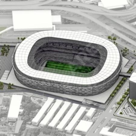 Projeto do novo estádio do Flamengo