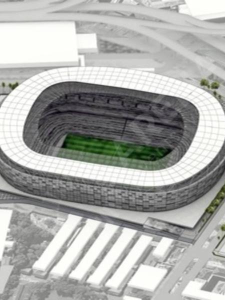 Projeto do novo estádio do Flamengo