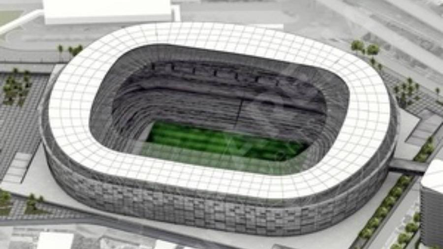 Projeto do novo estádio do Flamengo