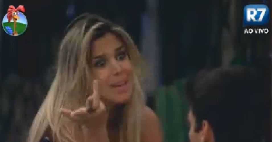Robertha Portella explica para Diego porque não confrontou Gretchen (30/6/12)