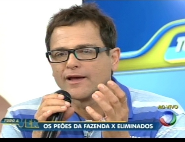 Sylvinho Blau-Blau se defende das críticas recebidas dos peões que ainda estão em "A Fazenda 5" (27/7/12)