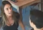 Felipe coloca Nicole Bahls contra a parede e ex-panicat dispara: "Te acho mau-caráter" - Reprodução/Record