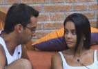 Rodrigo confessa para Flávia estar com medo de ir para a roça - Reprodução/Record