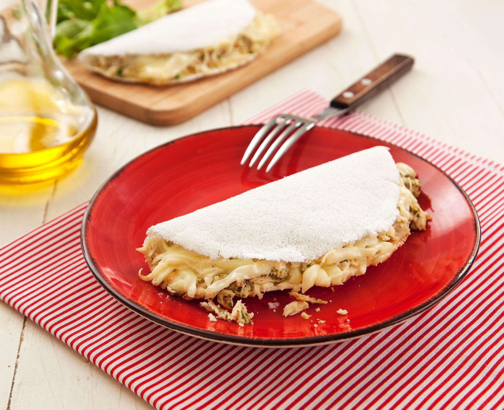 Tapioca De Queijo Coalho Com Frango E Pesto 25 02 2020 Uol Nossa